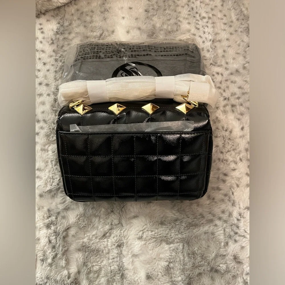 MICHAEL KORS SoHo Small Studded Quilted Leather Shoulder Bag MSRP$458